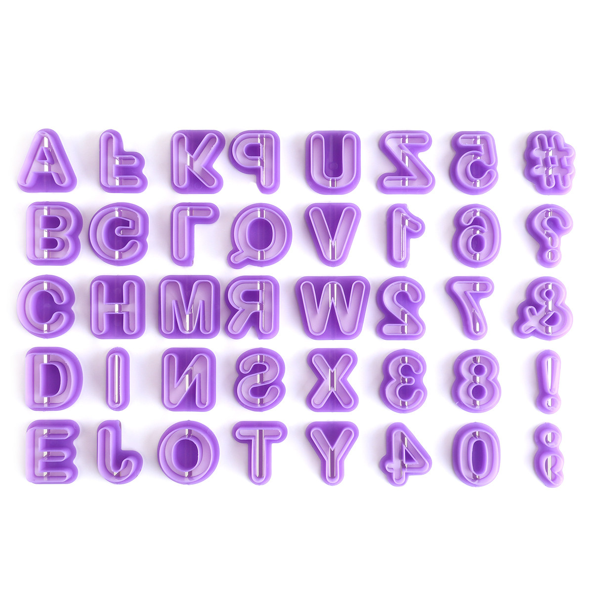 40Pcs Alphabet Number Letter C - đánh giá và giá Cookie Cutter Set
