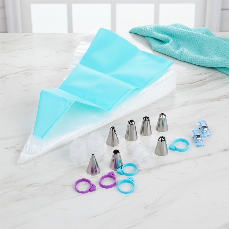Piping Pastry Bag With Nozzles - đánh giá và giá Kitchen Set Bakery