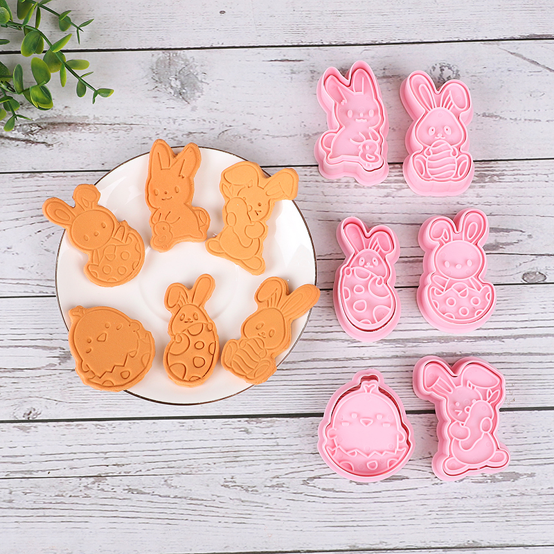 6pcs/Set Easter Bunny Cookie C - đánh giá và giá Cookie Cutter Set