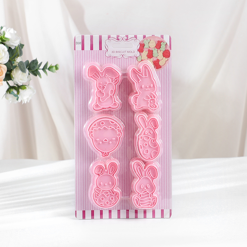 6pcs/Set Easter Bunny Cookie C - đánh giá và giá Cookie Cutter Set