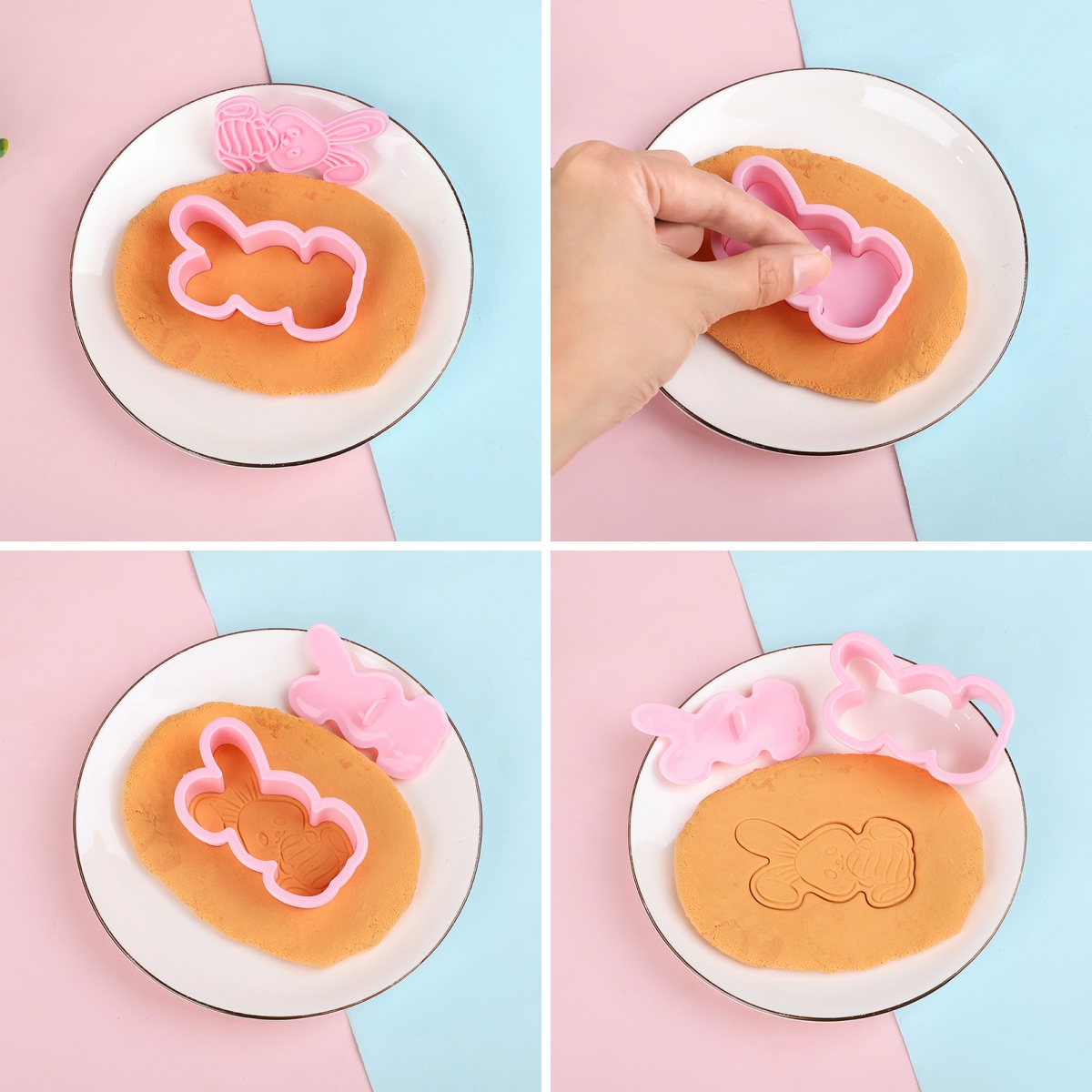 6pcs/Set Easter Bunny Cookie C - đánh giá và giá Cookie Cutter Set