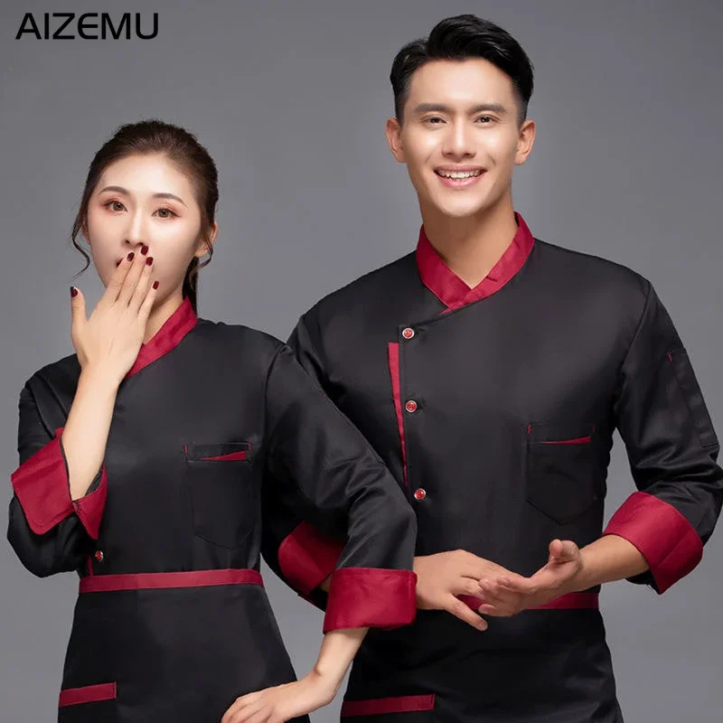 Man Restaurant Chef Jacket Lon - đánh giá và giá Kitchen Set Bakery