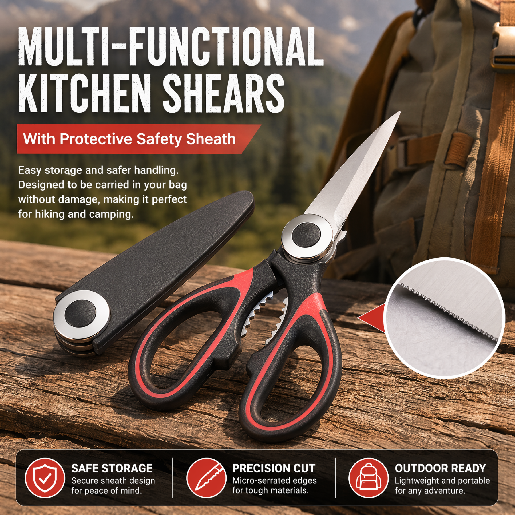 Multifunctional Stainless Stee - đánh giá và giá Kitchen Shears In Baking