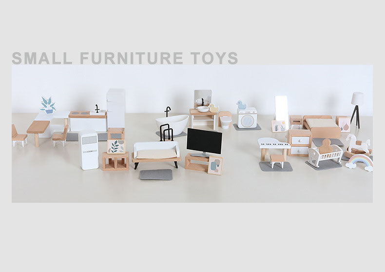 Modern dollhouse furniture kit - đánh giá và giá Kitchen Uncle