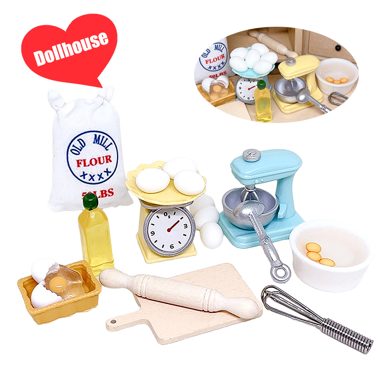 1Set 1:12 Dollhouse Miniature  - đánh giá và giá Kitchen For Baking