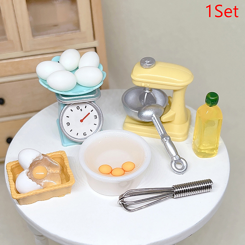 1Set 1:12 Dollhouse Miniature  - đánh giá và giá Kitchen For Baking