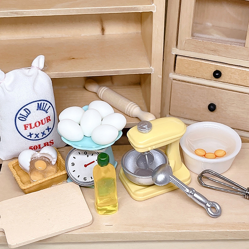 1Set 1:12 Dollhouse Miniature  - đánh giá và giá Kitchen For Baking