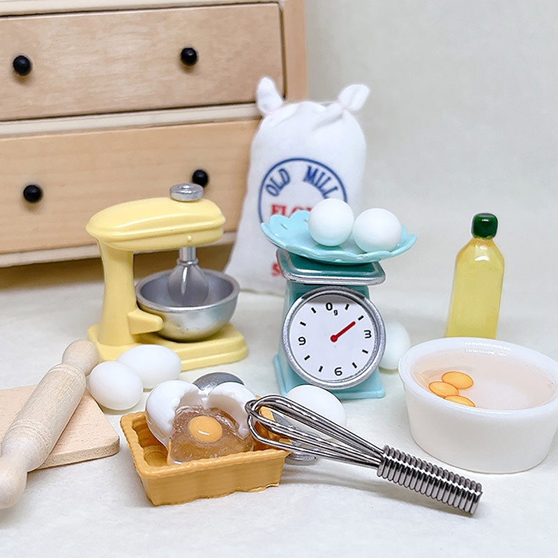 1Set 1:12 Dollhouse Miniature  - đánh giá và giá Kitchen For Baking