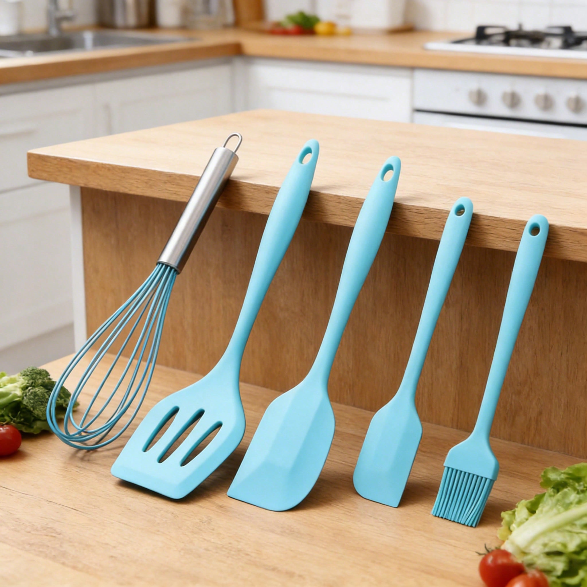 Silicone Cooking Utensils Set, - đánh giá và giá Kitchen Baking Gadgets