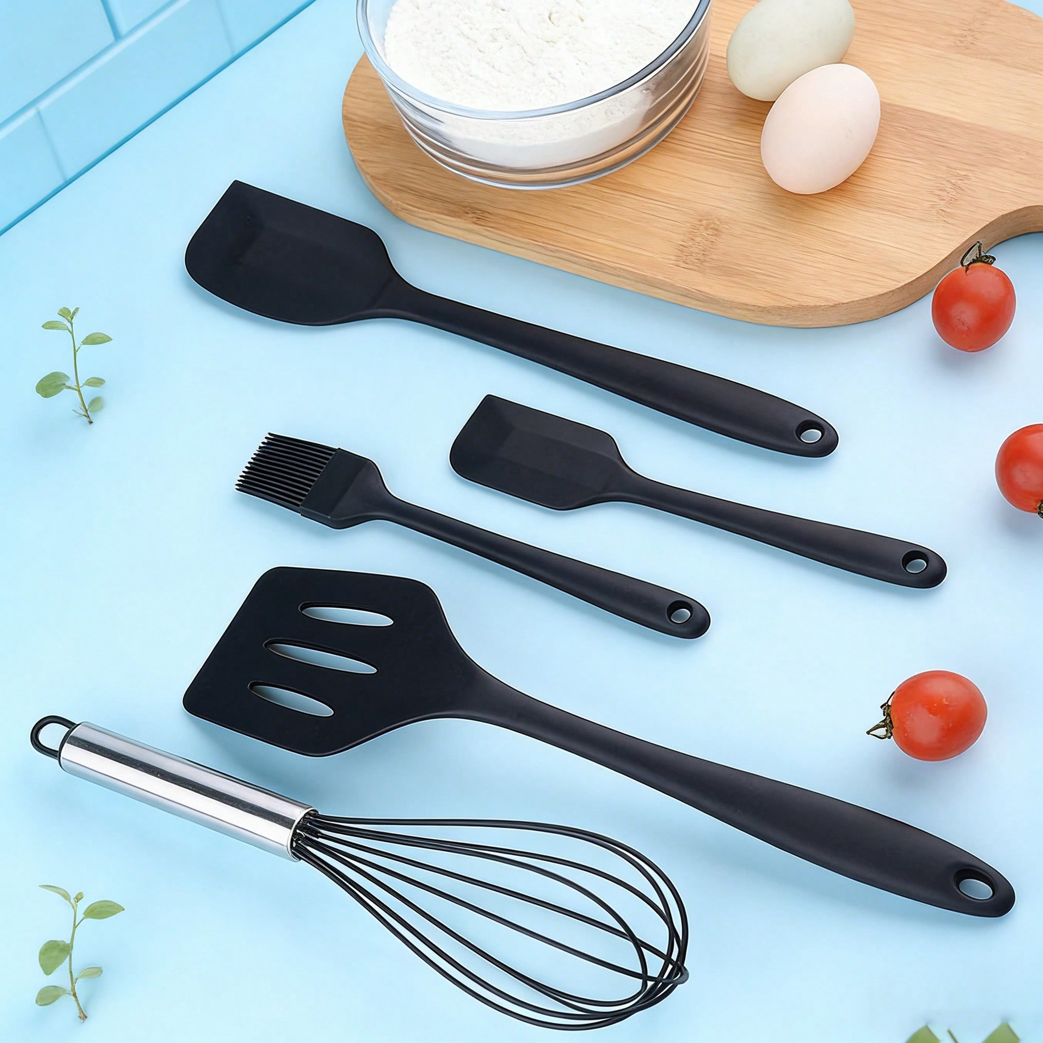 Silicone Cooking Utensils Set, - đánh giá và giá Kitchen Baking Gadgets