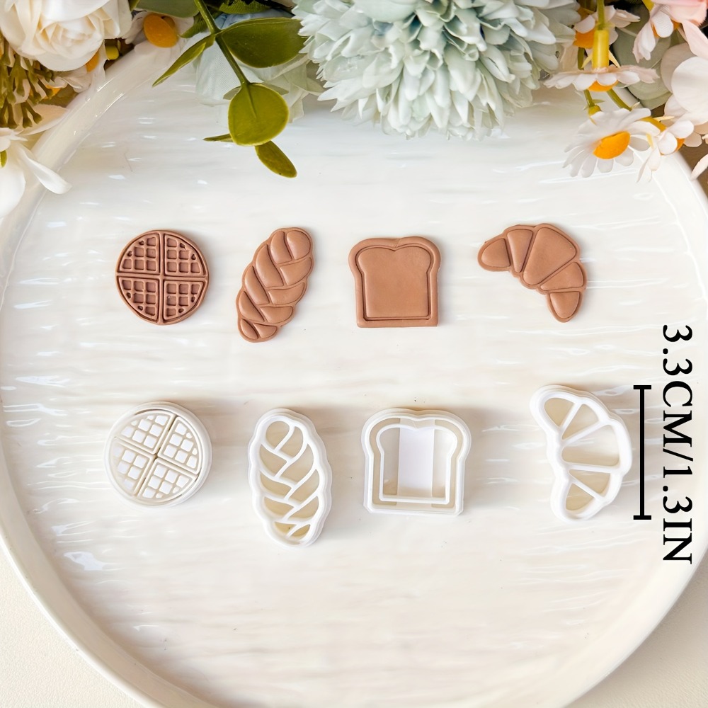 4Pcs Bread Themed Cookie Cutte - đánh giá và giá Cookie Cutter Set