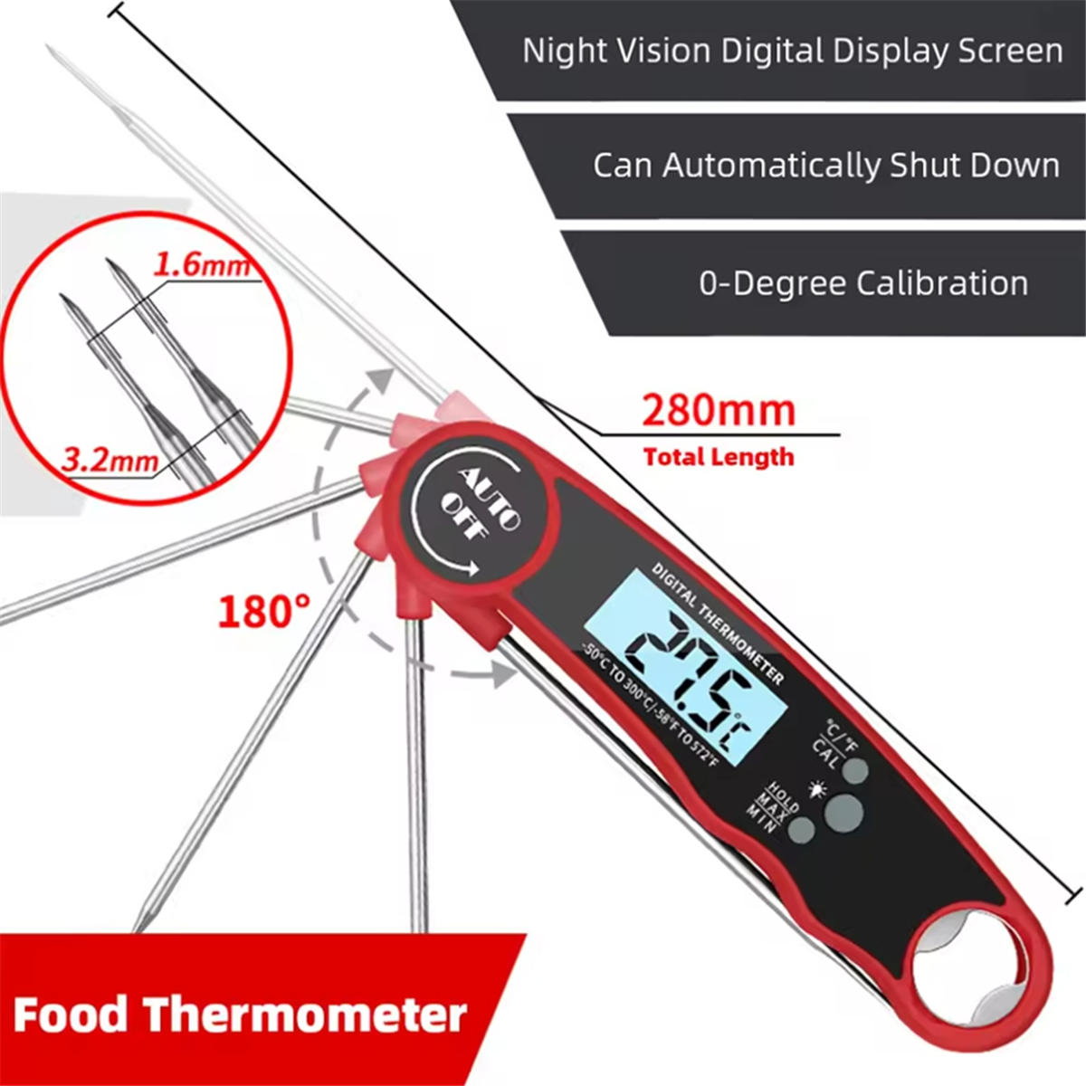 A002 Food Thermometer Kitchen  - đánh giá và giá Kitchen For Baking