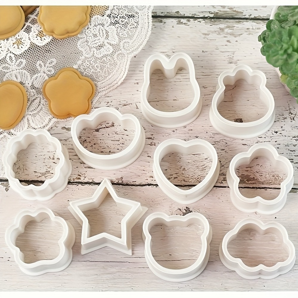 10Pcs Cookie Biscuit  Cutters  - đánh giá và giá Cookie Cutter Set