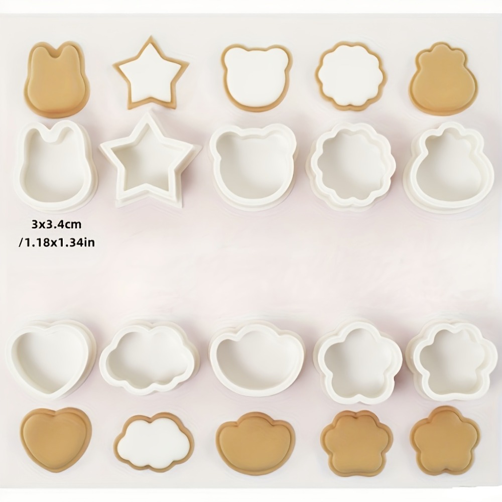 10Pcs Cookie Biscuit  Cutters  - đánh giá và giá Cookie Cutter Set