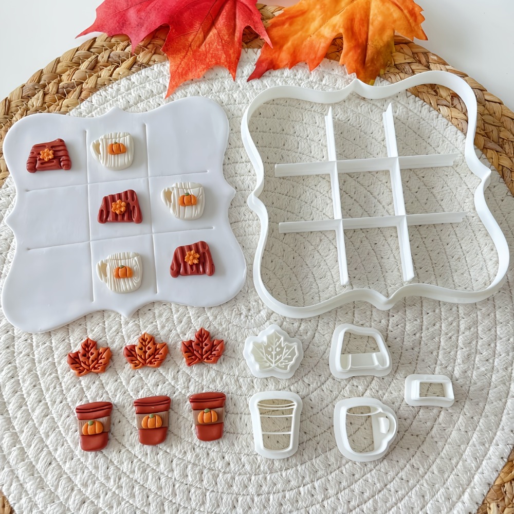 7Pcs Autumn Tic-Tac-Toe Cookie - đánh giá và giá Cookie Cutter Set