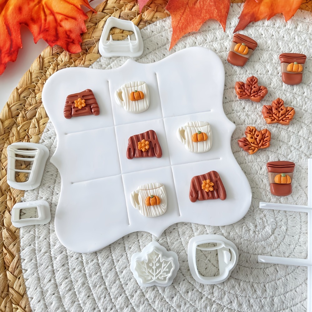 7Pcs Autumn Tic-Tac-Toe Cookie - đánh giá và giá Cookie Cutter Set