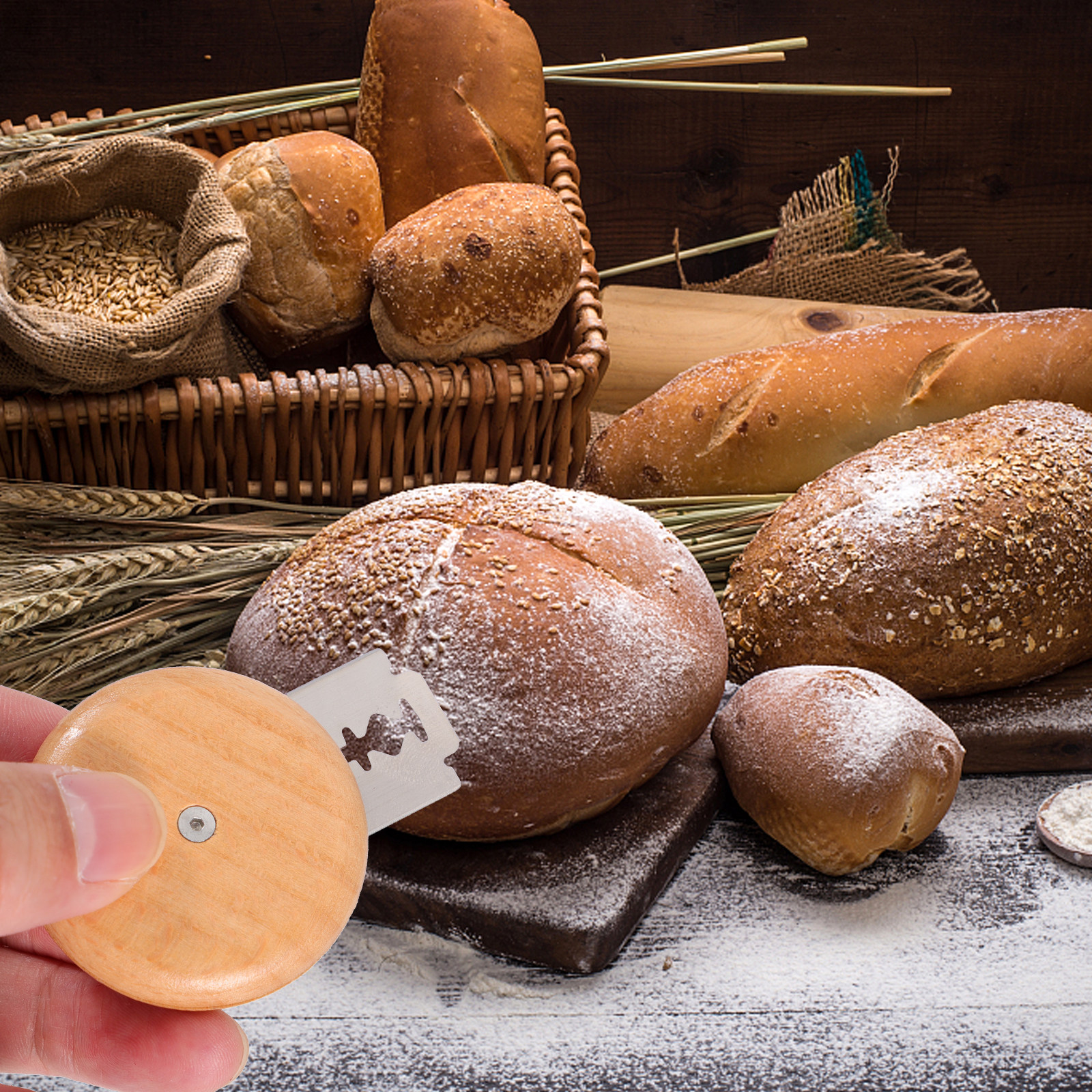 Bread Knife Set Stainless Stee - đánh giá và giá Kitchen Baking Gadgets