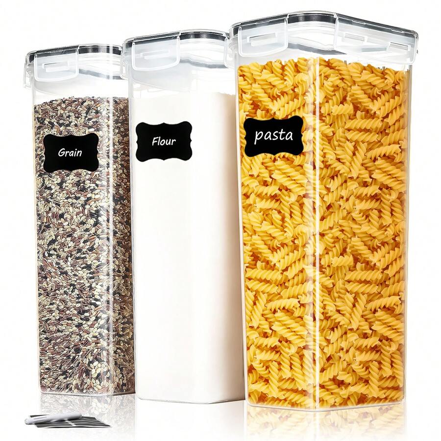 THELIFE 3/6pcs Large Food Stor - đánh giá và giá Kitchen Baking Organization