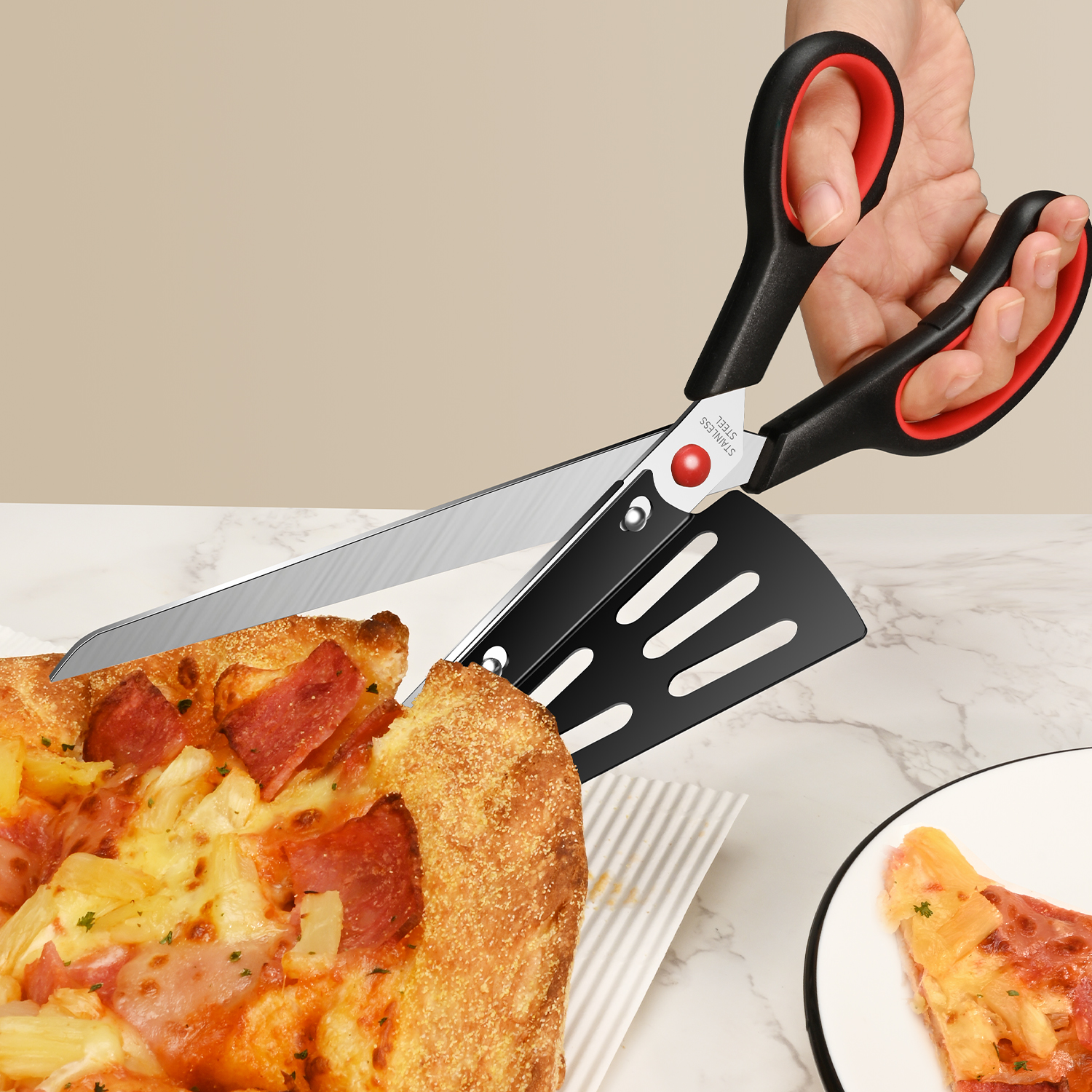Stainless steel detachable piz - đánh giá và giá Kitchen Shears In Baking