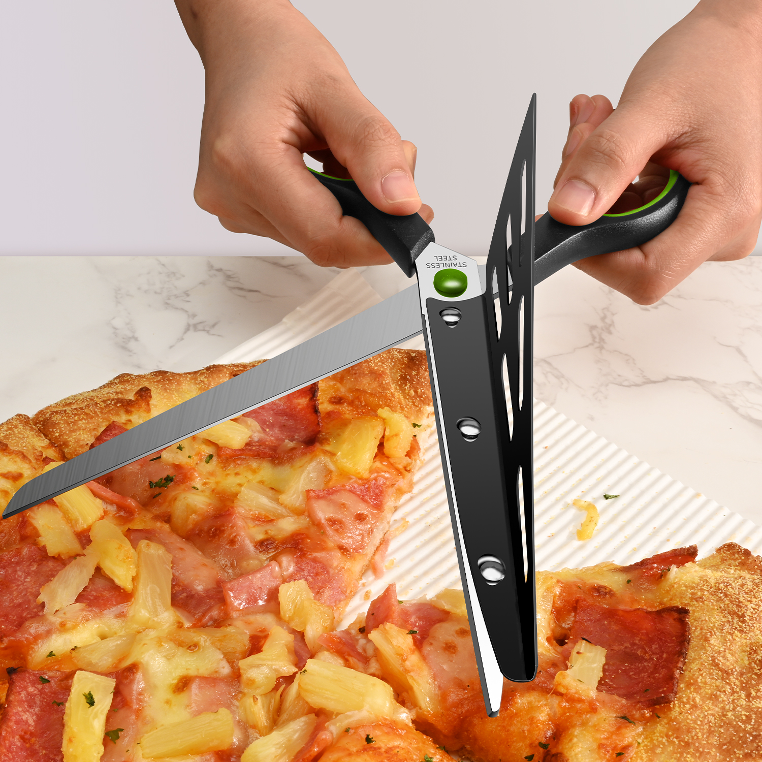 Stainless steel detachable piz - đánh giá và giá Kitchen Shears In Baking