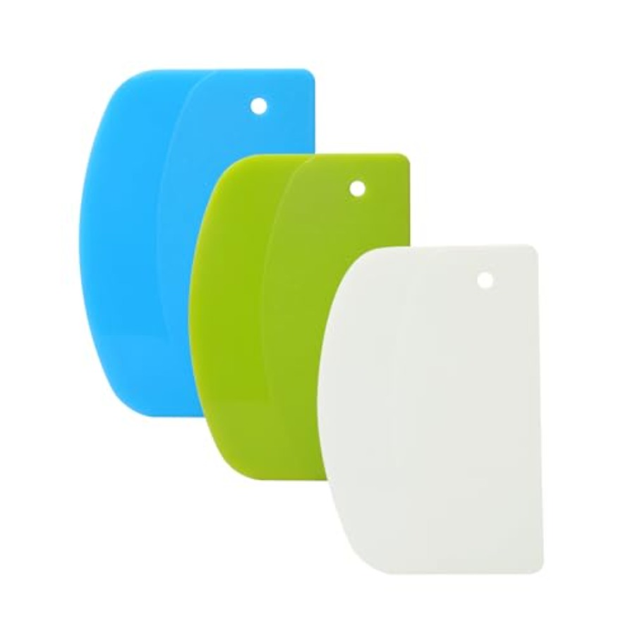 3 Pieces Food Dough Scraper Pl - đánh giá và giá Dough Scraper Curved