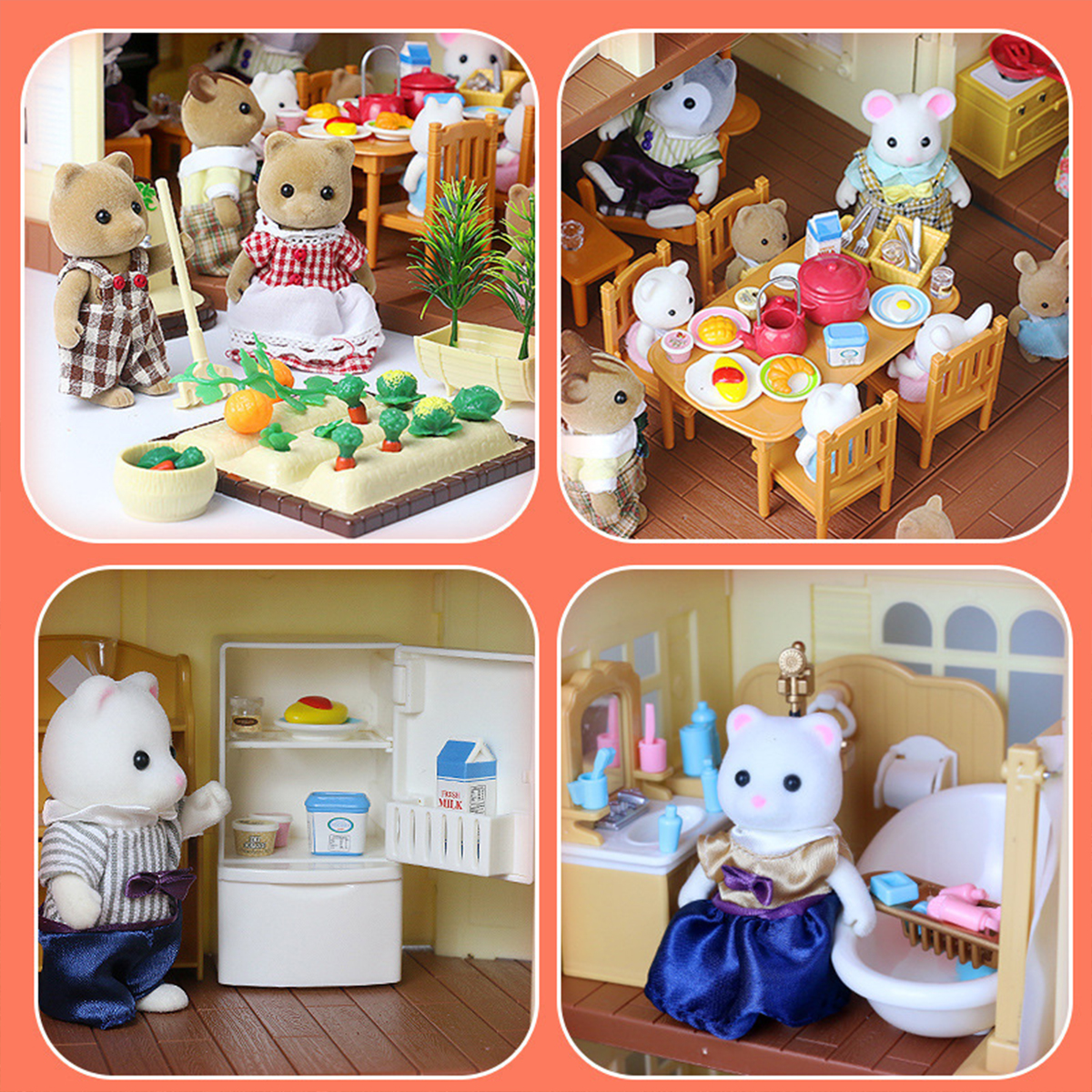 Miniature Furniture 1:12 Dollh - đánh giá và giá Kitchen Uncle