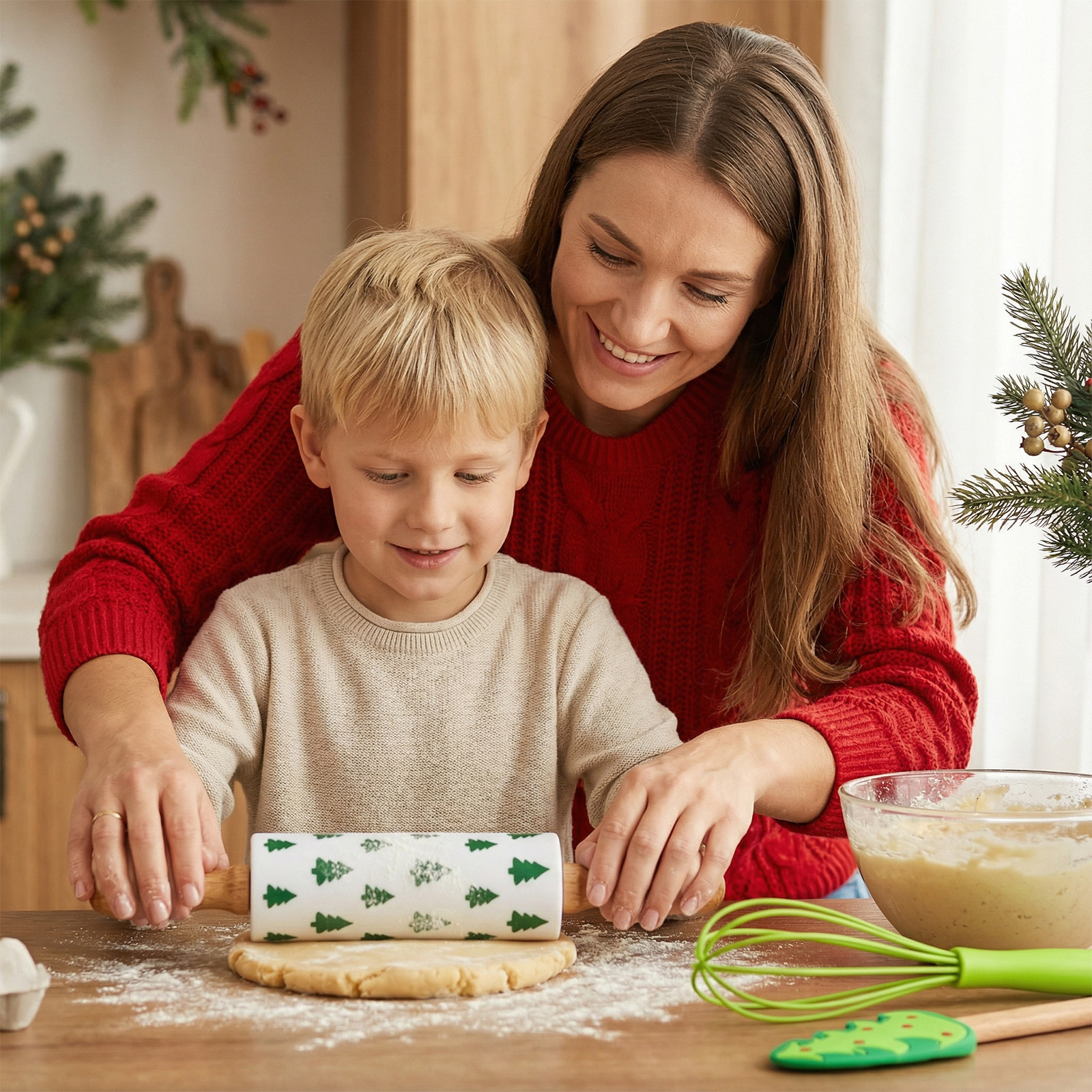 3Pcs Silicone Holiday Baking T - đánh giá và giá Cookie Cutter Set